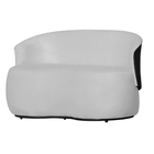 Poltrona Namoradeira Orgânica Beatriz 2 Lugares Tecido Suede