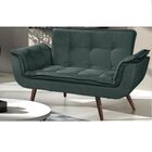 Poltrona Namoradeira Orion 02 Lugares Base Palito Verde