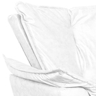 Poltrona Namoradeira Pés Palito Charger Pu Branco G19 - Gran