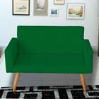 Poltrona Namoradeira Sala De Estar 2 Lugares Nina Verde