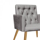 Poltrona Nina Capitonê Decorativa Sala De Estar Recepção Cori