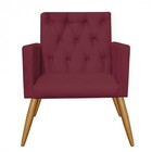 Poltrona Nina Capitonê Decorativa Sala De Estar Recepção Sued