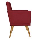 Poltrona Nina Capitone Premium Suede Vermelho