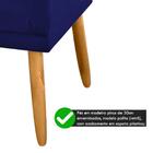 Poltrona Nina Decorativa Sala Estar Luxo Suede