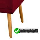 Poltrona Nina Decorativa Sala Estar Luxo Suede