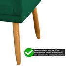 Poltrona Nina Decorativa Sala Estar Luxo Suede