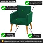 Poltrona Nina Decorativa Sala Estar Luxo Suede