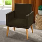 Poltrona Nina Decorativa Sala Estar Luxo Suede