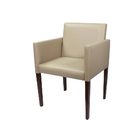 Poltrona Nina Executiva Em Tecido Sintético - Bege