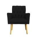 Poltrona Nina Retro Suede Preto