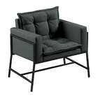 Poltrona Nixon Linho Grafite