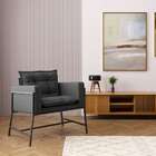 Poltrona Nixon Linho Grafite