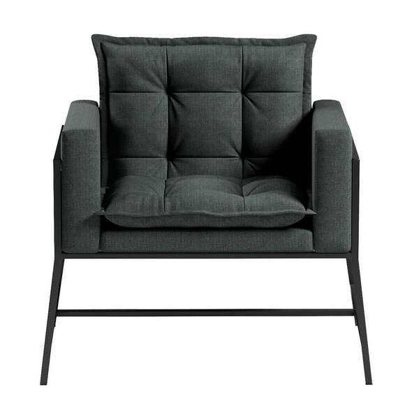 Poltrona Nixon Linho Grafite