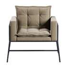 Poltrona Nixon Suede Bege