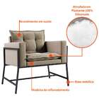 Poltrona Nixon Suede Bege