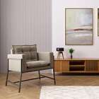 Poltrona Nixon Suede Bege