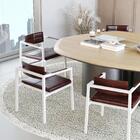 Poltrona Noah Fixa C/4 Pés 78 X 60,5 X 60,5 Cm Pés Brancos