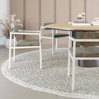 Poltrona Noah Fixa C/4 Pés 78 X 60,5 X 60,5 Cm Pés Brancos