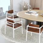 Poltrona Noah Fixa C/4 Pés 78 X 60,5 X 60,5 Cm Pés Brancos