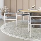 Poltrona Noah Fixa C/4 Pés 78 X 60,5 X 60,5 Cm Pés Brancos