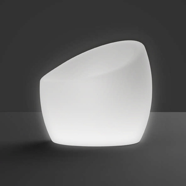 Poltrona Oca Infantil Lumiére Em Polietileno Com Lâmpada Led