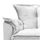 Poltrona Opala Base Giratória De Madeira Suede Branco - Doce