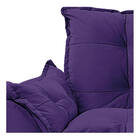 Poltrona Opala Base Giratória De Metal Corano - Amarena Móvei