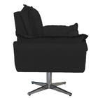 Poltrona Opala Base Giratória De Metal Corano - Doce Sonho Mó