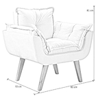 Poltrona Opala Base Palito