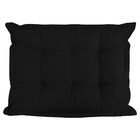 Poltrona Opala Com Puff Opala Para Sala E Quarto Suede Preto