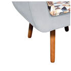 Poltrona Opala Composê D87 Com Suede Pés Palito D'rossi - Cin