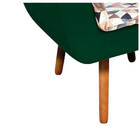 Poltrona Opala Composê D87 Com Suede Pés Palito D'rossi - Ver