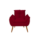 Poltrona Opala Decoração Copa Do Mundo Brasil Vermelha