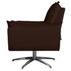 Poltrona Opala Decorativa Base Giratória Amamentação Suede Ma