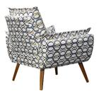 Poltrona Opala Decorativa Estampa Exclusiva D'rost