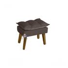 Poltrona Opala E Puff Opala Marrom