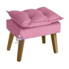 Poltrona Opala E Puff Opala Rosê