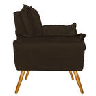 Poltrona Opala Palito Corano  - Amarena Móveis - Marrom