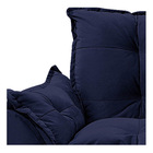 Poltrona Opala Palito Mel Corano - Amarena Móveis - Azul Mari