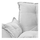 Poltrona Opala Palito Mel Corano - Amarena Móveis - Branco