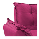 Poltrona Opala Palito Mel Suede Pink - Amarena Móveis