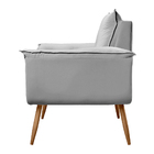 Poltrona Opala Pés Palito Decorativa Sala E Quarto Veludo Cin