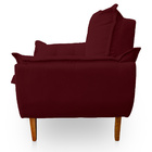 Poltrona Opala Premium Para Sala E Quarto Suede Bordo - Jylcr