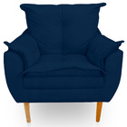 Poltrona Opala Premium Para Sala E Quarto Suede - Jylcrom - A