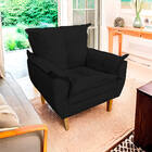 Poltrona Opala Premium Para Sala E Quarto Suede - Jylcrom - P