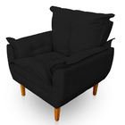 Poltrona Opala Premium Para Sala E Quarto Suede - Jylcrom - P