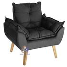 Poltrona Opala Preto D