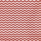 Poltrona Opala Suede Estampado Zig Zag Vermelho D79 E Grafite