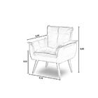 Poltrona Opala Suede Marrom