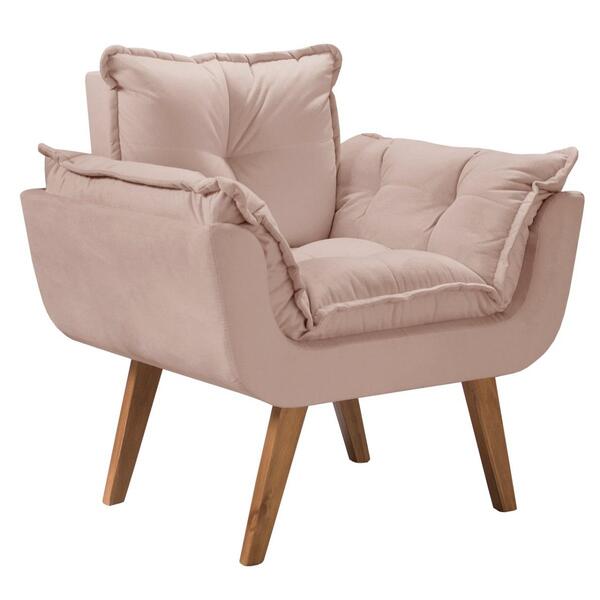 Poltrona Opalla 1 Lugar Base Palito Cappuccino